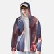 thumbnail image 2 of Balery Flower White Horse Sudadera ligera de manga larga con capucha y protección solar UPF 50+ para hombre y mujer, ideal para pesca y running-Large, 2 of 7