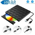 thumbnail image 2 of External DVD Player USB3.0 Type-C CD VCD Burner and Reader Media Players Video ,Portable, 2 of 7