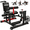 Black, variant on LNOW Leg Extension and Curl Machine, Multifunctional Seated Adjustable Lying Curl Machine for Home Gym