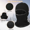 thumbnail image 3 of Liwarace Wool Knit Hat Padded Hat Headgear Ski Hat Hunting Tactical Hat Unisex, 3 of 17