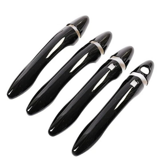 4Pcs Black Car Exterior Door Handle Cover Trim For Kia For Optima K5 2011-2015 Mingyiq