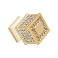 thumbnail image 2 of 4 Packs Gold Crystal Dresser Knobs Drawer Handle Pulls Cupboard Cabinet Handle Square, 2 of 5