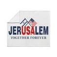 thumbnail image 4 of CafePress - Jerusalem Throw Blanket - Soft Fleece Throw Blanket, 50"x60" for All Ages, 4 of 5
