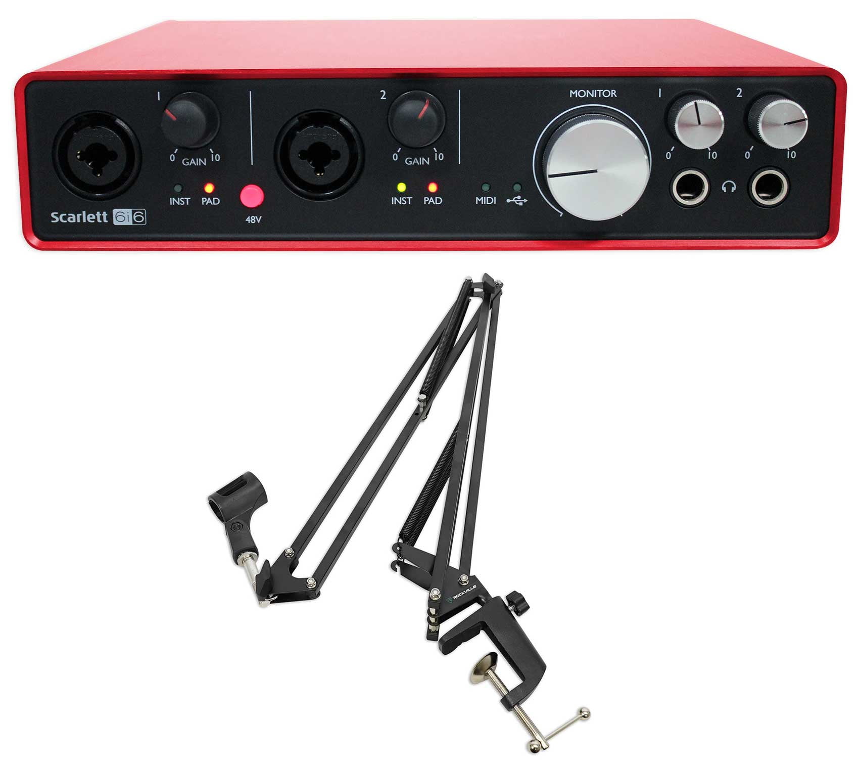 Focusrite SCARLETT 6I6 2nd Gen 192kHz USB Audio Recording