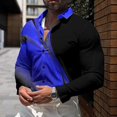 thumbnail image 1 of Nueva camisa de manga larga de moda para hombre con estampado 3D, camisa casual de fiesta callejera cómoda y transpirable, talla grande, 1 of 6