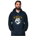 thumbnail image 5 of Popeye Sailor Salty Attitude Funny Hoodie Sweatshirt Women Men Brisco Brands S, 5 of 6