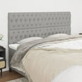 thumbnail image 5 of vidaXL Headboards 4 pcs Dark Gray 35.4"x2.8"x30.7"/34.6" Fabric, 5 of 67