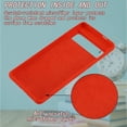 thumbnail image 3 of Designed for Google Pixel 7 2022 Case,Slim Liquid Silicone Rubber Shockproof Phone Cover with Wrist Strap Soft Anti-Scratch Microfiber Lining Protection Case for Google Pixel 7 (Red) …, 3 of 15