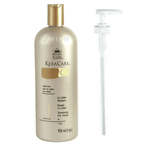 Avlon Keracare 1st Lather Sulfate-Free Shampoo 32oz PUMP