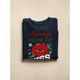 thumbnail image 3 of Mommy's Midnight Kiss Sweatshirt Women -Smartprints Designs, Female 4X-Large, 3 of 4