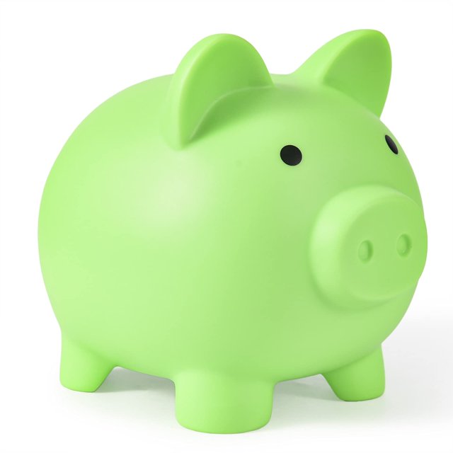 Piggy Bank PJDRLLC de plástico irrompible para niñas y niños