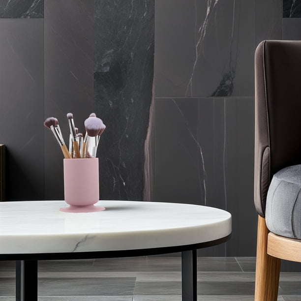 CRAFTHROU 2Ud Lápices De Silicona Con Ventosa Antideslizante Color Rosa Para Organización De Escritorio