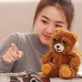 thumbnail image 3 of Feisty Pet - Oso de peluche divertido que cambia de cara, juguetes suaves para niños, peluche de dragón, animales enojados, panda, regalo de Navidad para niños, 20 cm, gato rosa, 20 cm, gato rosa, 2, 3 of 5
