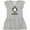 AC-Heather Grey, variant on Inktastic Future Hockey Star Penguin Girls Toddler Dress