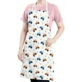 thumbnail image 5 of Cartoon Tractors Stars White Pattern Apron-Garden Aprons for Women with Pockets-Cotton Linen Waterproof Kitchen Cooking Gardening Aprons Adjustable for Kitchen,Cooking,BBQ and Salon 33x27 Inch, 5 of 7
