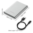 thumbnail image 4 of Disco duro externo portátil HWAYO 1TB USB 3.1 tipo C, 4 of 9