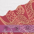 thumbnail image 4 of Coolnut 2 Pack Pure Cotton Towel Set, Soft Highly Absorbent Machine Washable Chinese Golden Dragon Bath Towels for Pool,Sports, Yoga, Travel（598） Wash cloth, 4 of 7