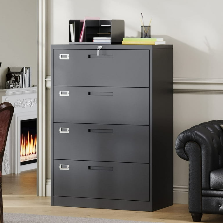 Large 4 drawer filing cabinet deals