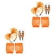 thumbnail image 2 of Aros para El pelo y pendientes de relámpago Sexy guantes de red de pesca Minnieouse Naranja 2Conjunto, 2 of 6
