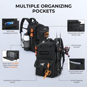 KastKing 50L Fishing Tackle Backpack,2 Rod Holders Storage Fishing Gear and Equipment-BaitSpace