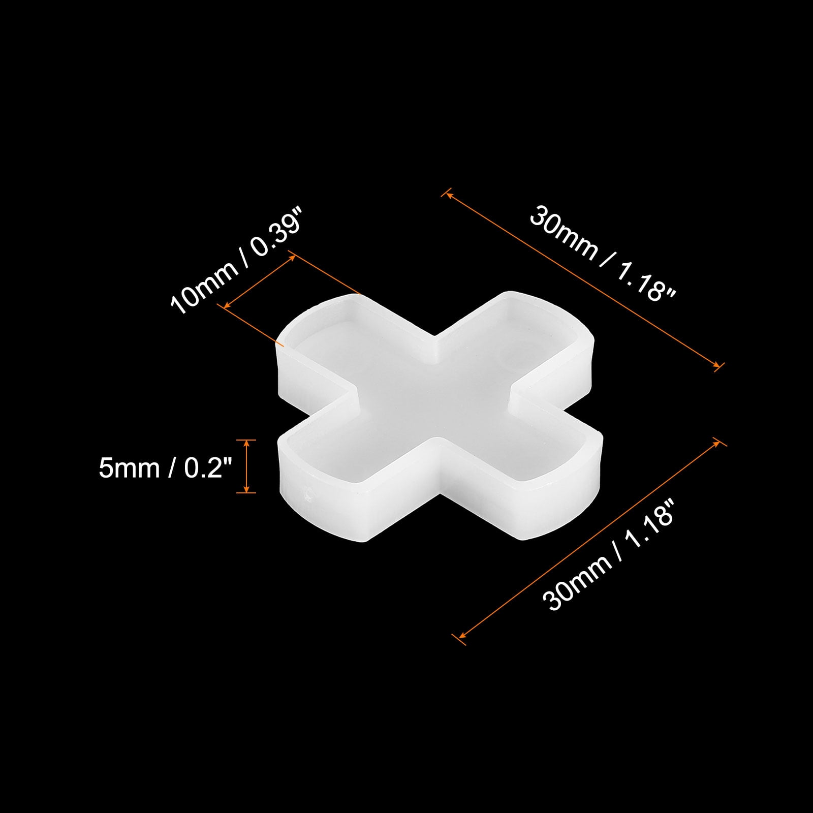 400Pack Tile Spacers, 10mm 3/8" Cross Shape Wall Floor Tile Spacer, White