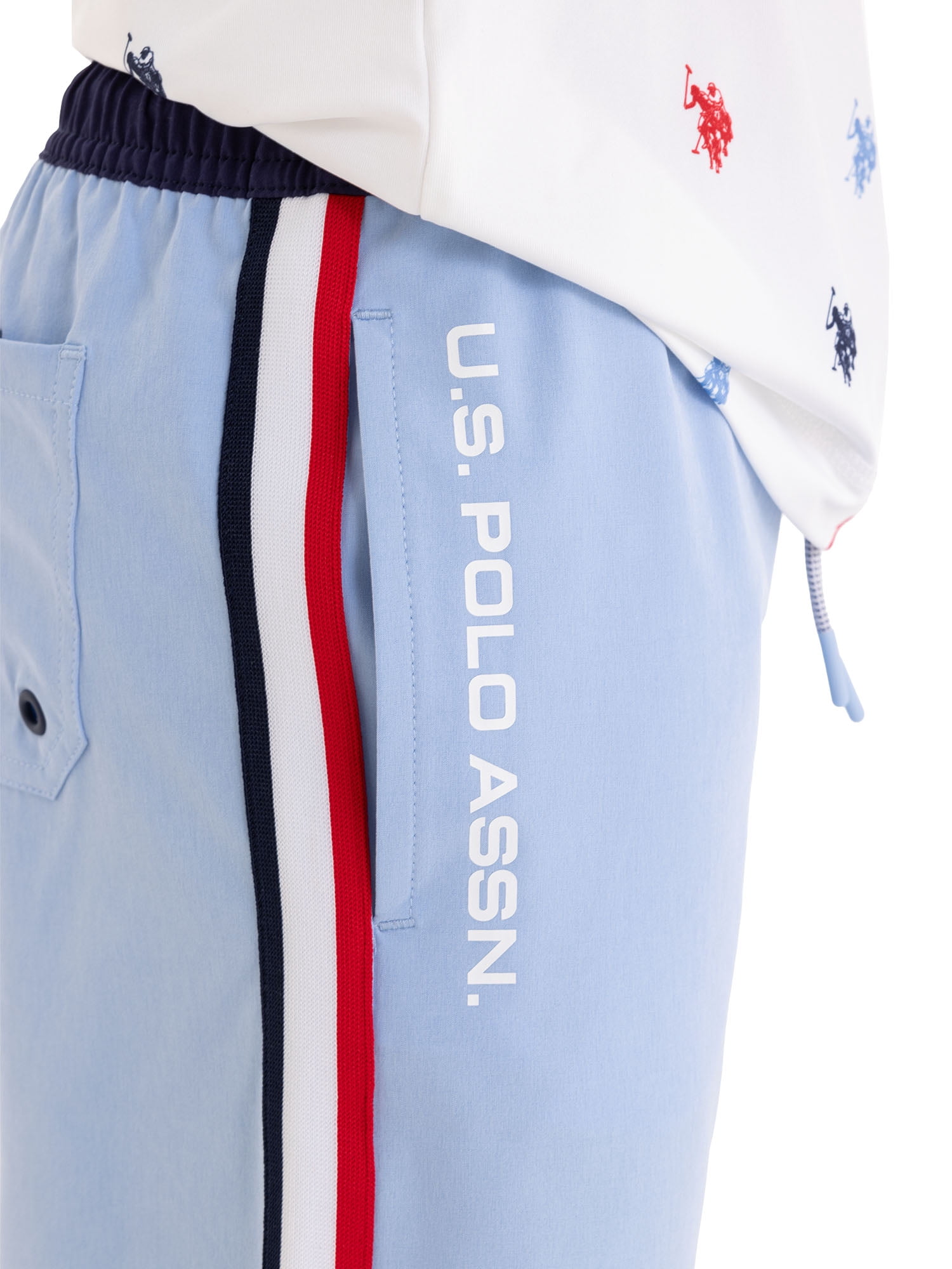 U.S. Polo Assn. Boys Side Tape Swim Short, Sizes 4-18