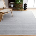 thumbnail image 2 of SAFAVIEH Kilim Cemal Striped Polyester Area Rug, Dark Grey, 8' x 10', 2 of 8