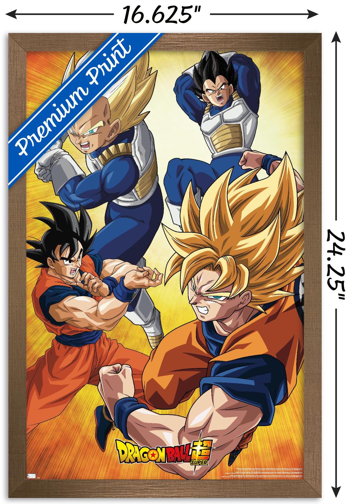 Dragon Ball Super - Orange Wall Poster, 14.725" x 22.375", Framed