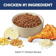 Hills Science Diet Chicken Dry Cat Food for 7+ Senior Cats, 4lb Bag