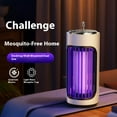 thumbnail image 3 of Rechargeable model Electric Bug Zapper Outdoor Mosquito Killer Indoor Waterproof Fly Swatter Zapper Purple Light Insect Killer for Home Backyard Patio Garden Camping Site(white), 3 of 5