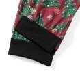 thumbnail image 7 of Family Christmas Pjs Matching Sets Christmas Pajamas Santa Printed Top and Plaid Pants Sleepwear for Family, 7 of 7