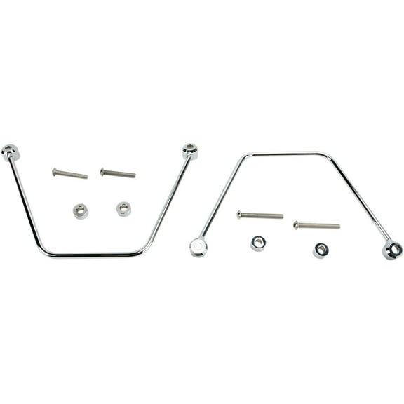 Cobra Chrome Saddlebag Support Bars (02-6225)