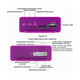 thumbnail image 2 of Kit Alarma Moto Bloosom  Bocinas Alarma Amplificador Estéreo Bluetooth Usb Fm Tf Negro, 2 of 4