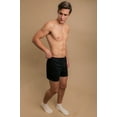 thumbnail image 4 of Men's Cottonique M17714 Latex Free Organic Cotton Elasticized Loose Boxer (Black XL), 4 of 4