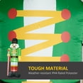 thumbnail image 4 of Outsunny 11.8' Christmas Inflatables Green Walnut Soldier with White LED Lights for Lawn Garden Party, 4 of 9
