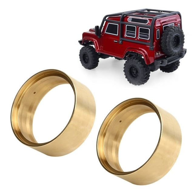 2PCS 1.9in Beadlock Wheel Rings With Hole Tire Lock Ring Replacement For Axial SCX10 II 90046 1 10 RC Crawler