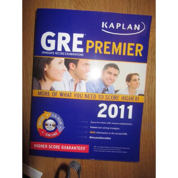 Pre-Owned Kaplan GRE 2011 Premier with CD-ROM, 9781419549915, 141954991X, Paperback, PAP/CDR edition