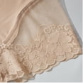 thumbnail image 4 of Seamless Boyshort Panties for Women, No Show Underwear with Lace Trim, Beige, Full Coverage Mid Rise Comfort Fit,Size XL, 4 of 8