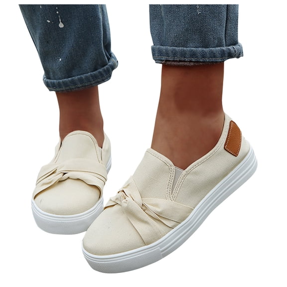 Vedolay Wide Casual Shoes For Women Sneakers For Women Slip On Summer Fashion Comfortable Flats Loafer,As shown 9