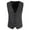 Black, variant on Mens Business Casual Wedding Banquet Vest V Neck Sleeveless Slim Jacket Mens Coats Black L