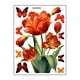 thumbnail image 1 of Pegatinas de ventana con diseño floral, arte de pared, calcomanías para puertas de vidrio, ventanas, decoración del hogar, pegatinas de pared colorida, 1 of 9