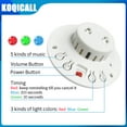 thumbnail image 3 of Disabled Person Toilet Alarm Bathroom Notice Kit SOS Safety Button Emergency Medical Alert System for Elderly Patient in Hospitals Nurse Call Seniors Toilet Pull Cord Life Alarm with Call Light Syste, 3 of 7