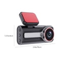 thumbnail image 3 of TIMIFIS Vehicle Recorder Car Recorder Car Front Car Interior Two Recording Night Vision Enhanced Lens.0 Inch Screen Loop Recording Vehicle Camera, 3 of 9