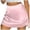 Skirt 56#Pink, variant on WAYUTE Womens Skirts High Waist Zipper Satin Ribbon Lined Mini A Line Skirt Comfortable Fit Casual Versatile Party Evening Outdoor Activities Holiday Skirt