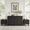 black-C, variant on 3-Piece Dresser and Nightstand Sets: 2 Nightstands with 2 Drawers + 7-Drawer Dresser, Sturdy Chest of Drawers, Anti-Tip Safety, Water-Resistant Finish – Bedroom, Hallway, Living Room, Black