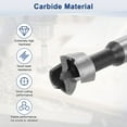 thumbnail image 2 of Uxcell 2-Pack Broca Forstner para Trabajos en Madera, 15/32in (12mm) Punta de Carburo Vástago Hexagonal Cortador de Bisagra para Abrir Agujeros en Madera, 2 of 7