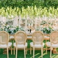 thumbnail image 4 of 2Pcs 6Ft/Piece Artificial Flowers Silk Wisteria Garland Artificial Wisteria Vine Hanging Flower Greenery Garland for Home Outdoor Garden Wedding Arch Floral Decor (Pink), 4 of 5