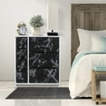 thumbnail image 3 of Sorbus Commode avec 7 Tiroirs - Cadre Blanc, Tiroirs en Marbre Noir, 3 of 7