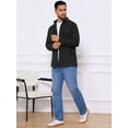 thumbnail image 5 of DARING DIVA Long Sleeve Button Solid Color Casual Work Jacket M Black, 5 of 7