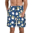 thumbnail image 1 of Balery Star Penguin Traje de Baño Estilo Hawaiano para Hombre, Shorts de Secado Rápido con Bolsillos-X-Large, 1 of 6